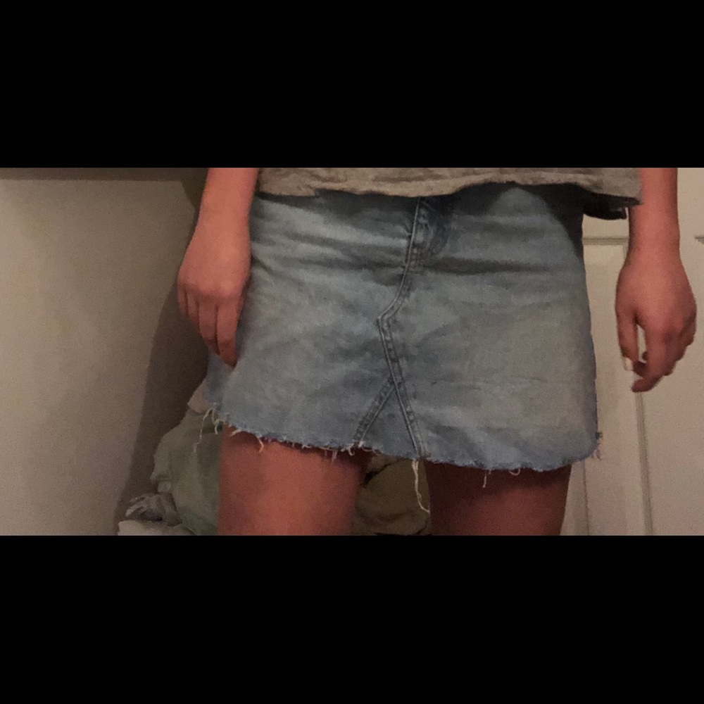 urban outfitters jean skirt